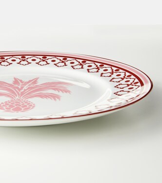 Jaipur porcelain charger plate | Aquazzura Casa