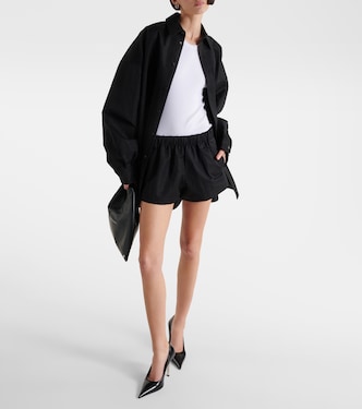 Shorts in drill di misto cotone | Wardrobe.NYC