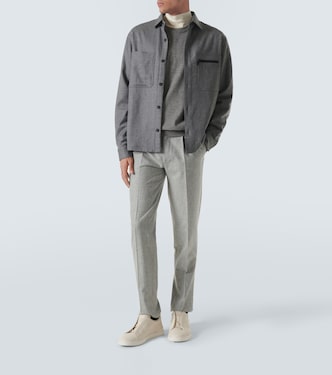 Hemdjacke aus Wolle | Zegna