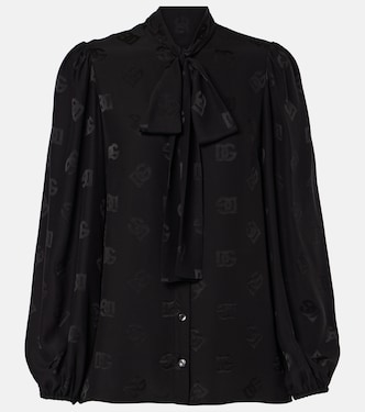 Bluse DG aus Seide | Dolce&Gabbana