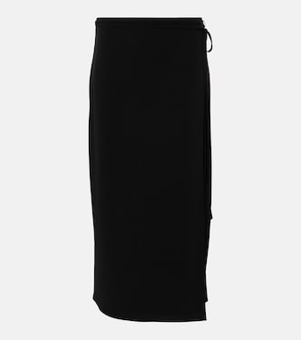 Jersey wrap skirt | Vince