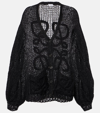 Cardigan Anagram in misto mohair | Loewe