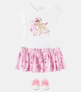 X Disney® Kleid aus einem Baumwollgemisch | Monnalisa