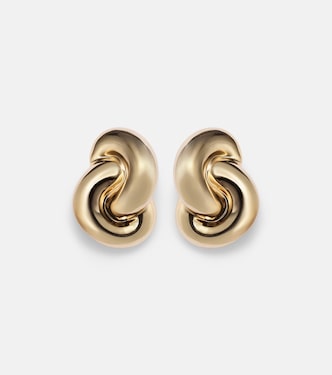 Knot 10kt gold clip-on earrings | Jennifer Fisher