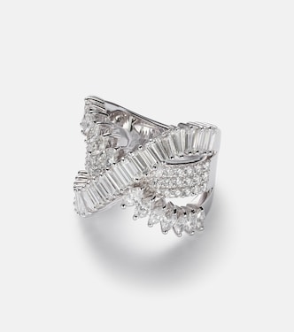 Ring Y-Not aus 18kt Weißgold mit Diamanten | Yeprem