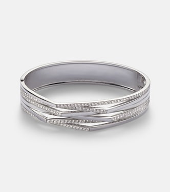 Antifer 18kt white gold cuff bracelet with diamonds | Repossi