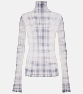 Top a quadri délavé | Acne Studios