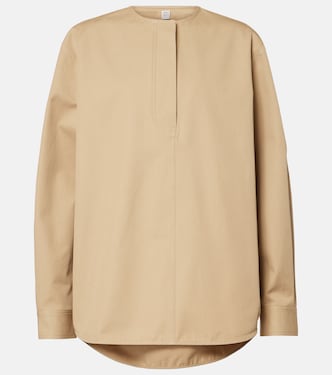 Blusa in twill di cotone | Toteme