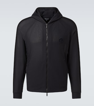 Felpa con cappuccio e zip | Giorgio Armani