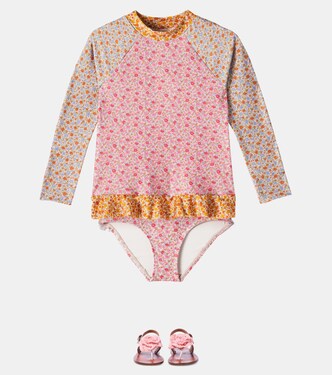 Lucky floral rashguard top | Zimmermann Kids