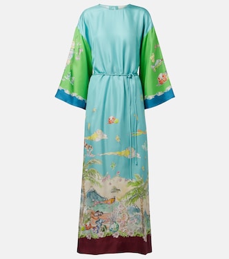 Daria printed silk maxi dress | Alémais