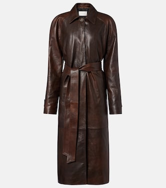Leather trench coat | Magda Butrym