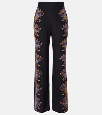 Pantaloni in seta con stampa paisley | Etro