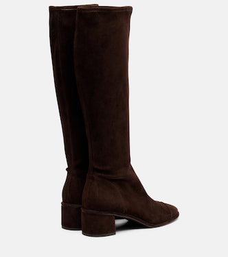 Bottes Cap-toe 55 en daim | Tory Burch