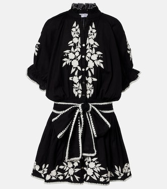 Minikleid aus Baumwolle und Leinen | Juliet Dunn