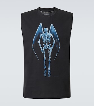 Breathe printed cotton tank top | Our Legacy