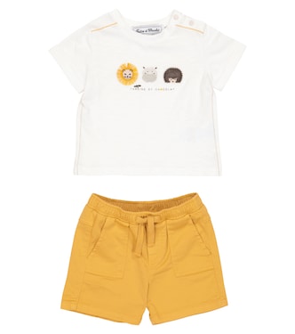 Baby cotton T-shirt and shorts set | Tartine et Chocolat