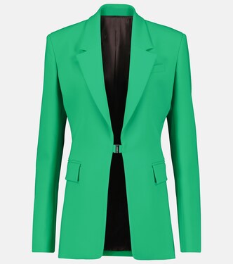 Bowie single-breasted crêpe blazer | The Attico