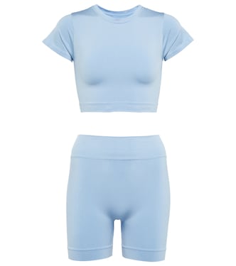 Set de crop top Mindful y shorts Composed | Prism²