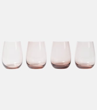 Colored U set of 4 tumblers | Nude
