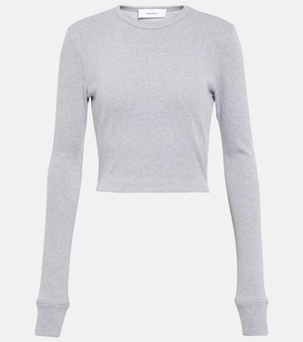 x Hailey Bieber cotton-blend top | Wardrobe.NYC