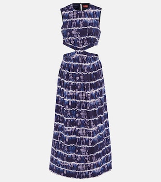 Robe midi Ashima en coton mélangé | Altuzarra