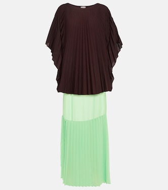 Pleated poplin midi dress | Dries Van Noten