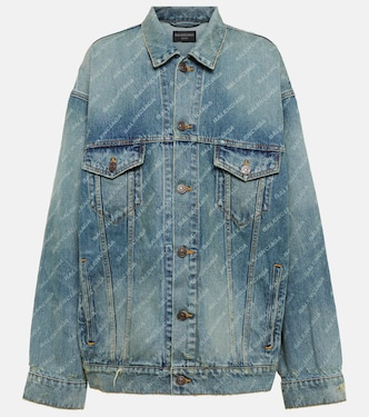 Chaqueta en denim con logo | Balenciaga