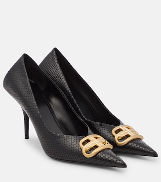 Salones Square Knife BB de piel | Balenciaga