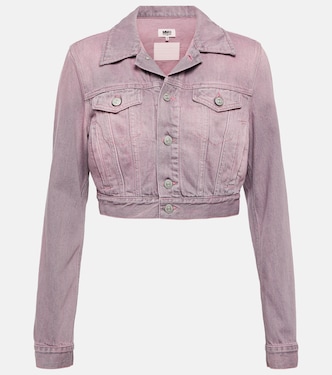 Cropped-Jeansjacke | MM6 Maison Margiela