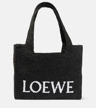 Paula's Ibiza - Borsa Medium in rafia con logo | Loewe