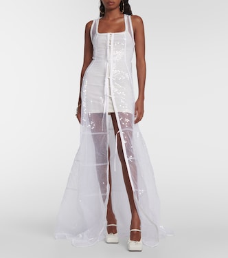La robe Dentelle embellished gown | Jacquemus