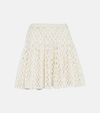 Minifalda de punto con tiro alto | Alaïa