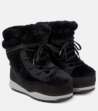 Ankle Boots Verbier 4 aus Shearling und Veloursleder | Bogner
