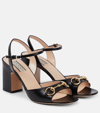 Horsebit leather sandals | Gucci