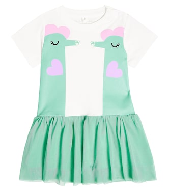 Abito in cotone con stampa | Stella McCartney Kids