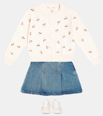 Cardigan Aizoon en coton | Bonpoint
