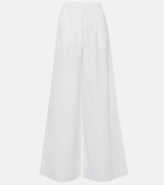 Weite High-Rise-Hose Navigli aus Baumwolle | Max Mara