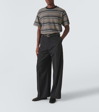 T-shirt in jersey di cotone a zig-zag | Missoni