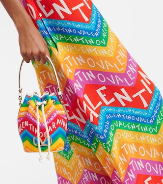 Secchiello VLogo Mini in canvas | Valentino Garavani