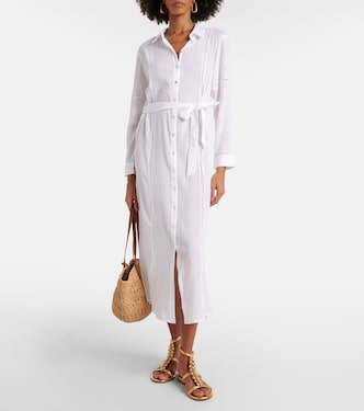 Hemdblusenkleid Antibes Beach aus Baumwolle | Heidi Klein