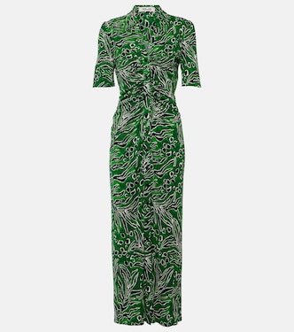 Printed jersey midi dress | Diane von Furstenberg