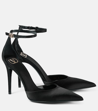 Pumps Eveninglam in raso | Valentino Garavani