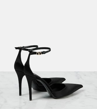 Eveninglam satin pumps | Valentino Garavani