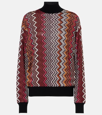 Jersey de cuello alto en zigzag | Missoni