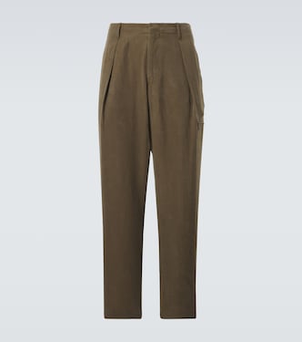 Linen-blend tapered pants | Giorgio Armani