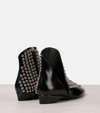 Stivaletti in pelle con borchie | Alaïa