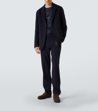 Scritto reversible wool and cashmere blazer | Berluti