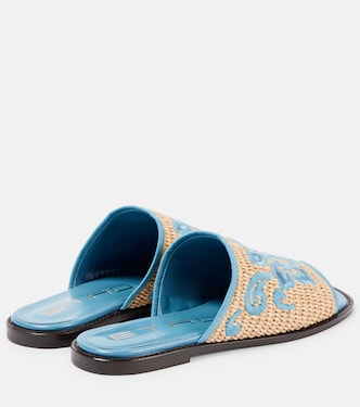 Pantoletten mit Leder | Etro