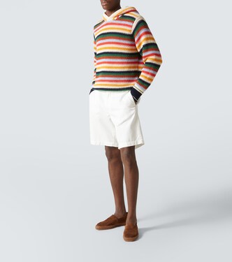 Sudadera con capucha de algodón a rayas | Orlebar Brown